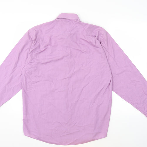 Burton Mens Purple    Button-Up Size 15.5