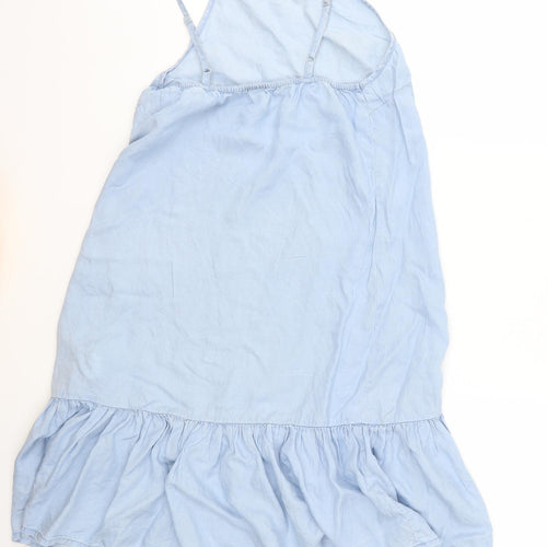 Denim & Co. Womens Blue   Shift  Size 4