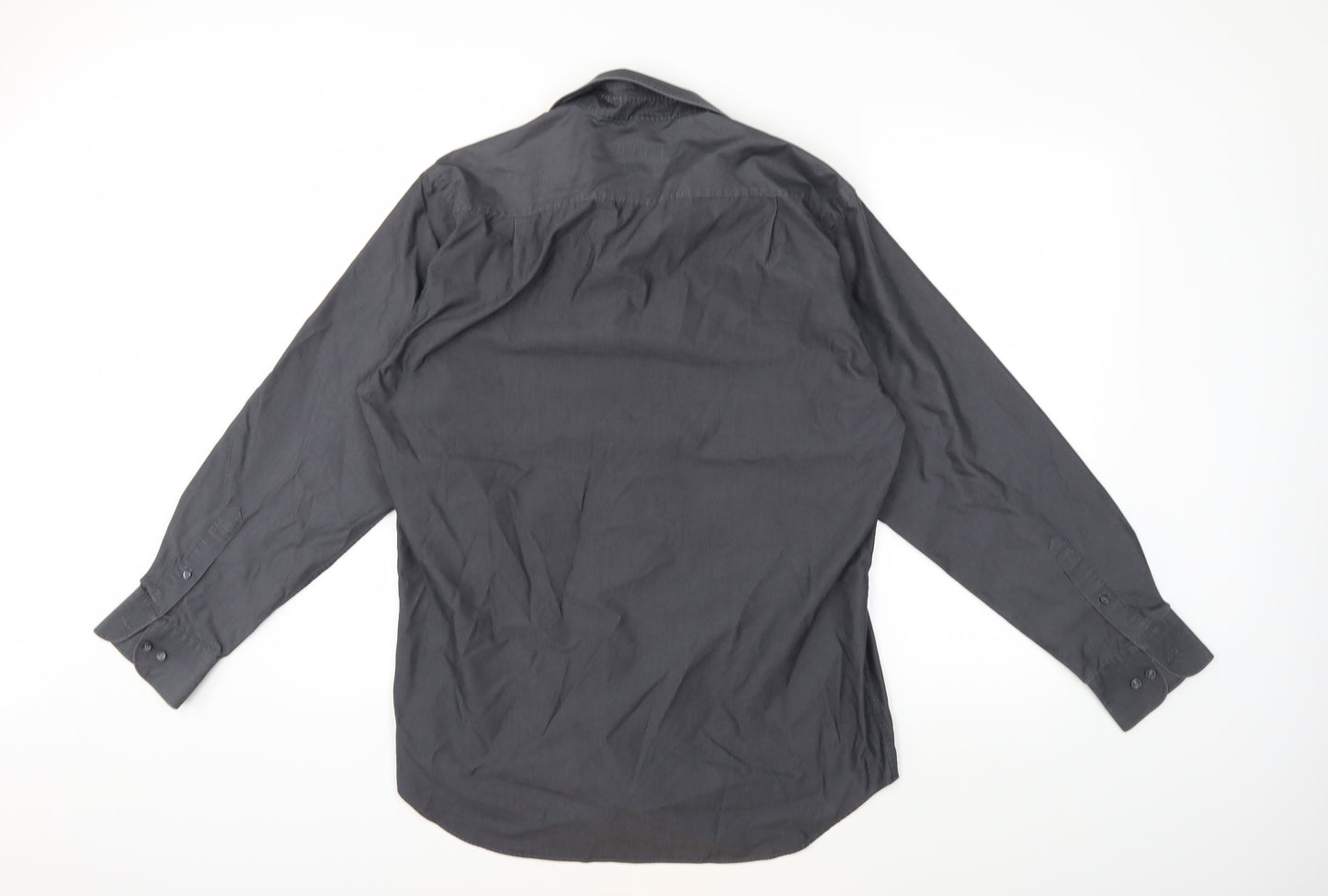 NEXT Mens Grey    Dress Shirt Size 15.5