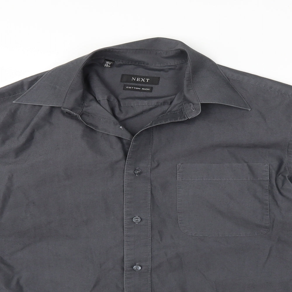 NEXT Mens Grey    Dress Shirt Size 15.5