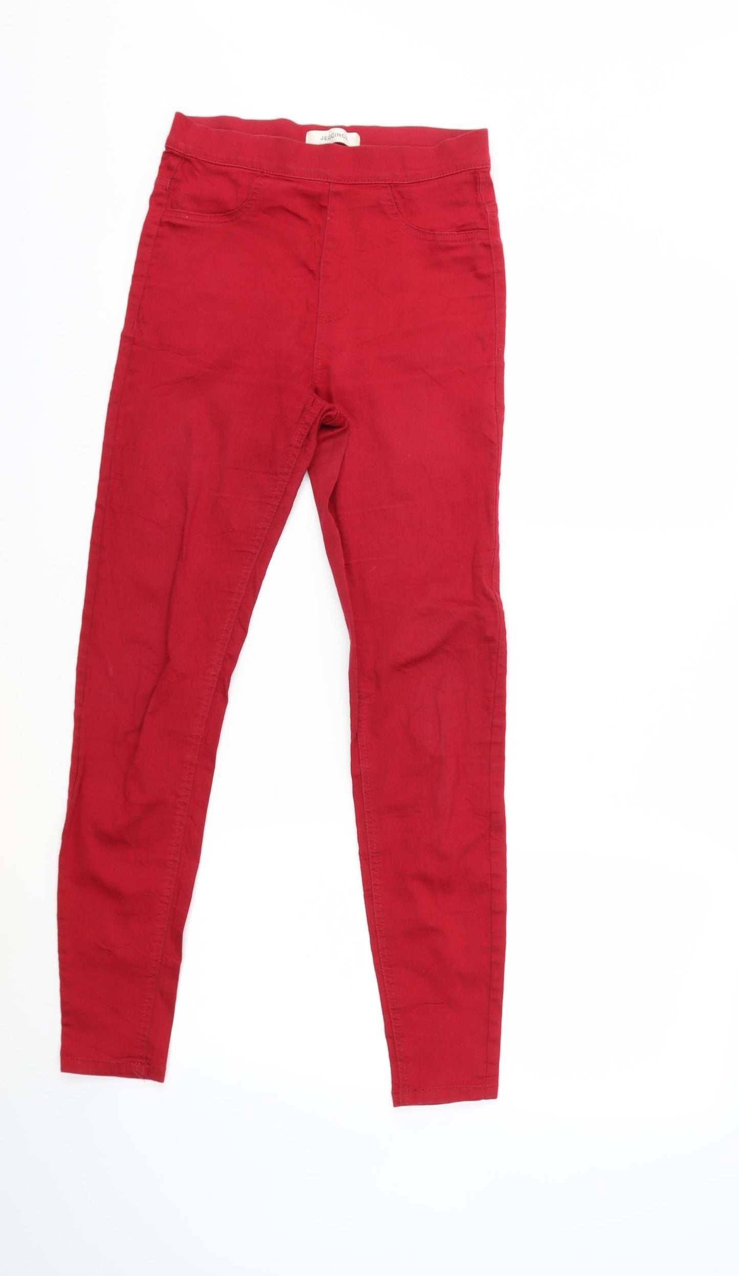 Marks and Spencer Womens Red  Denim Jegging Jeans Size 8 L27 in