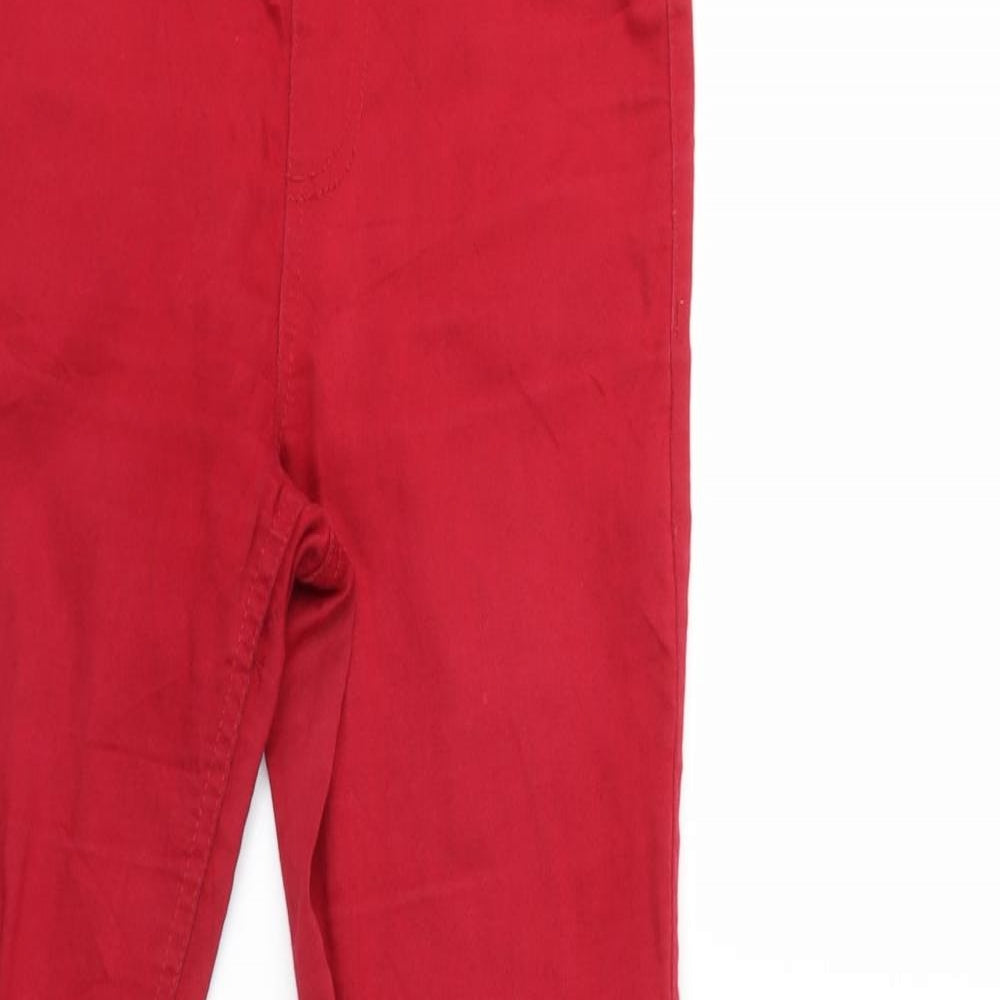 Marks and Spencer Womens Red  Denim Jegging Jeans Size 8 L27 in