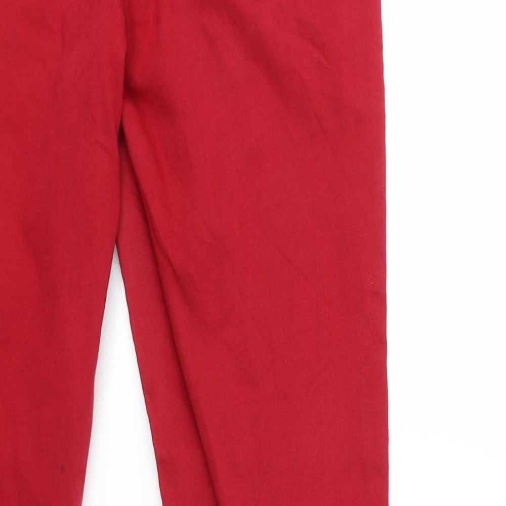 Marks and Spencer Womens Red  Denim Jegging Jeans Size 8 L27 in