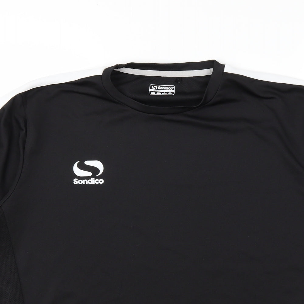 Sondico Mens Black    T-Shirt Size L