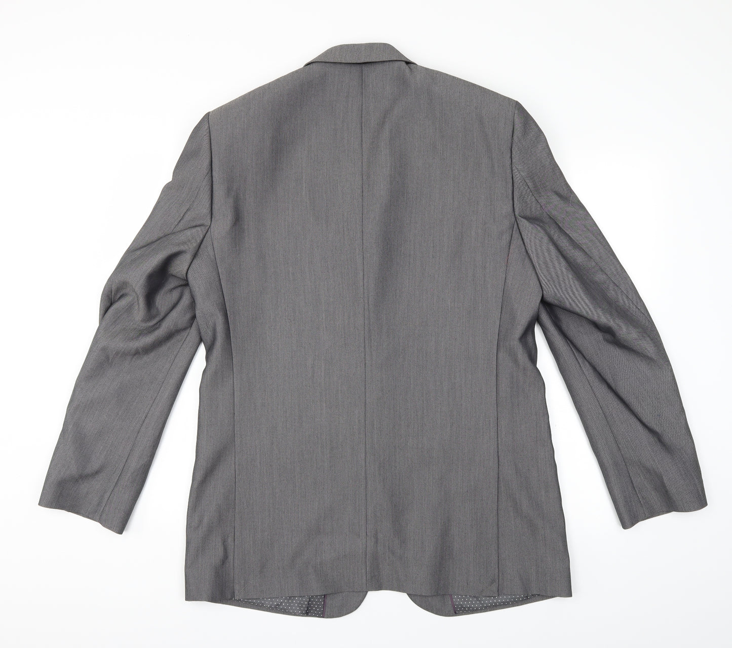 Aspen & Court Mens Grey   Jacket Suit Jacket Size 42