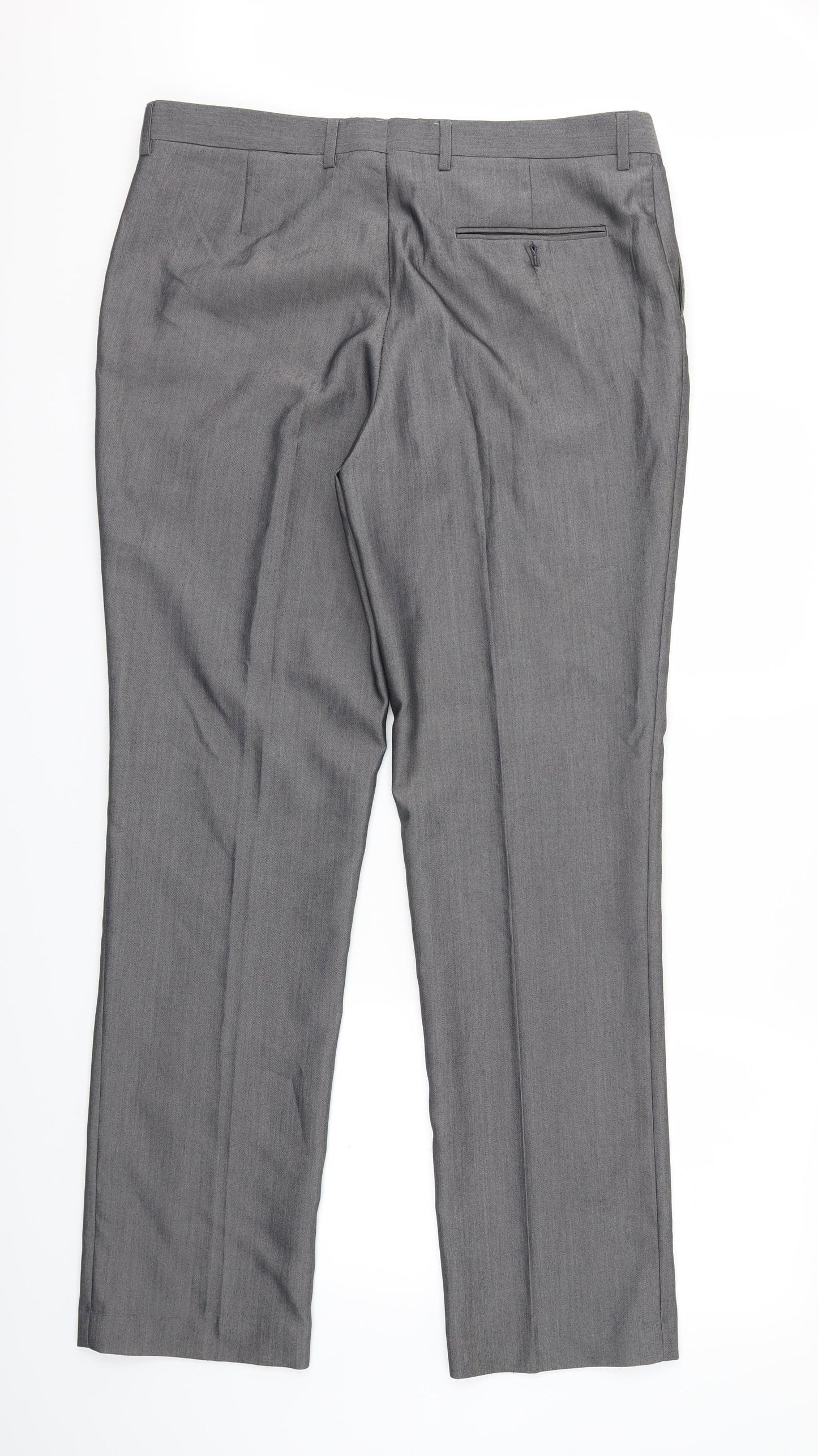 Aspen & Court Mens Grey   Trousers  Size 36 in L31 in