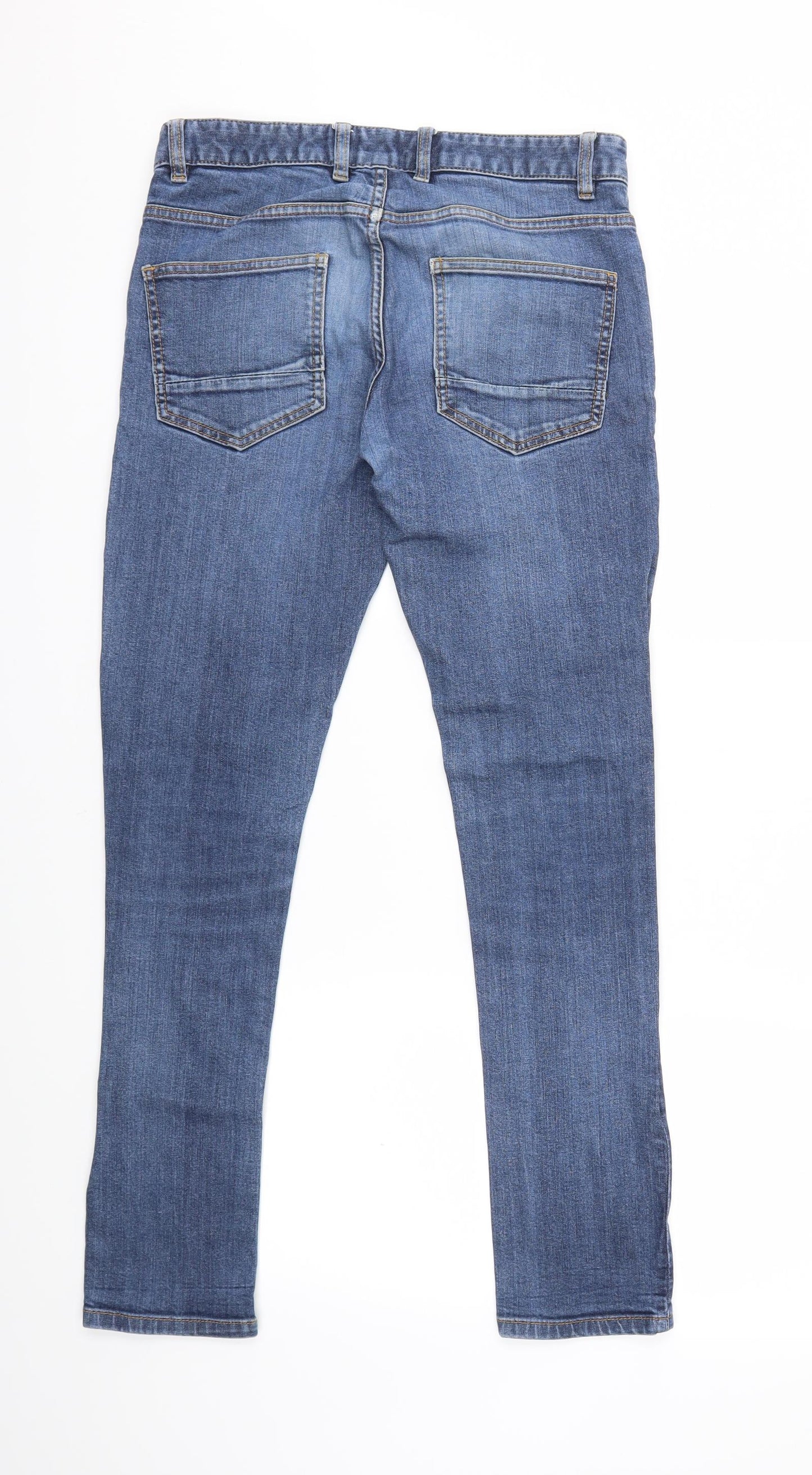 NEXT Mens Blue  Denim Skinny Jeans Size 30 in L30 in