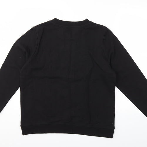 HARPENNE Womens Black   Pullover Sweatshirt Size 14