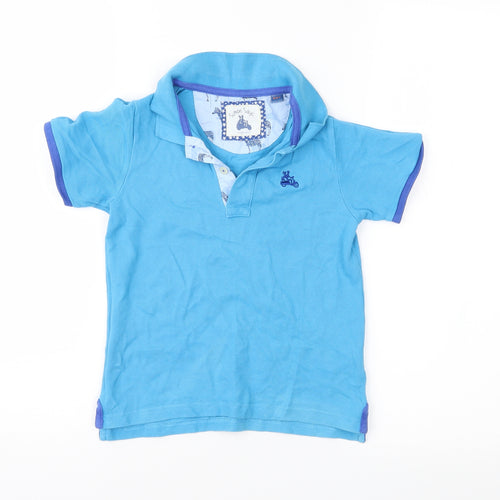 Simon Says Boys Blue   Basic Polo Size 5-6 Years