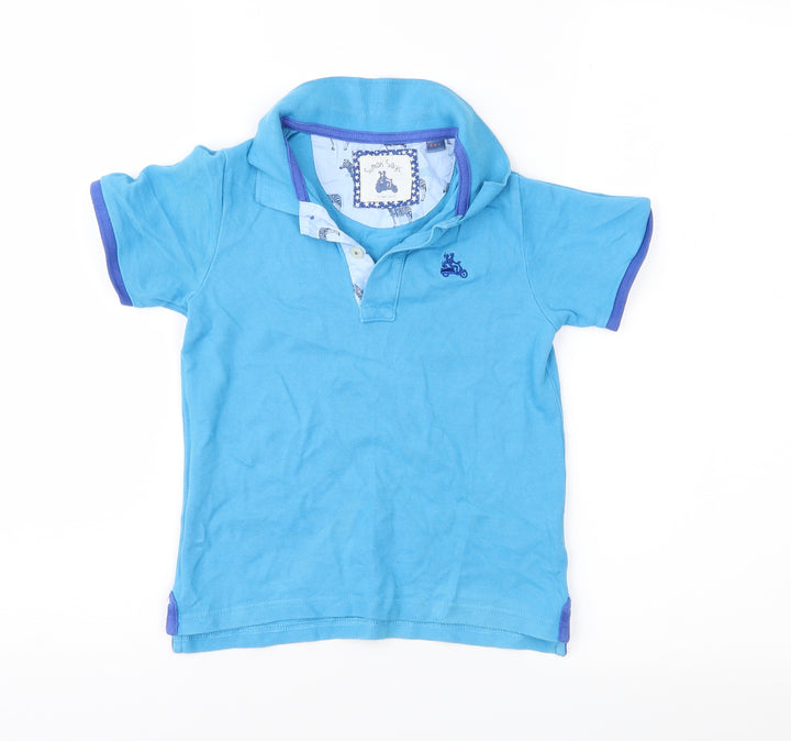 Simon Says Boys Blue   Basic Polo Size 5-6 Years