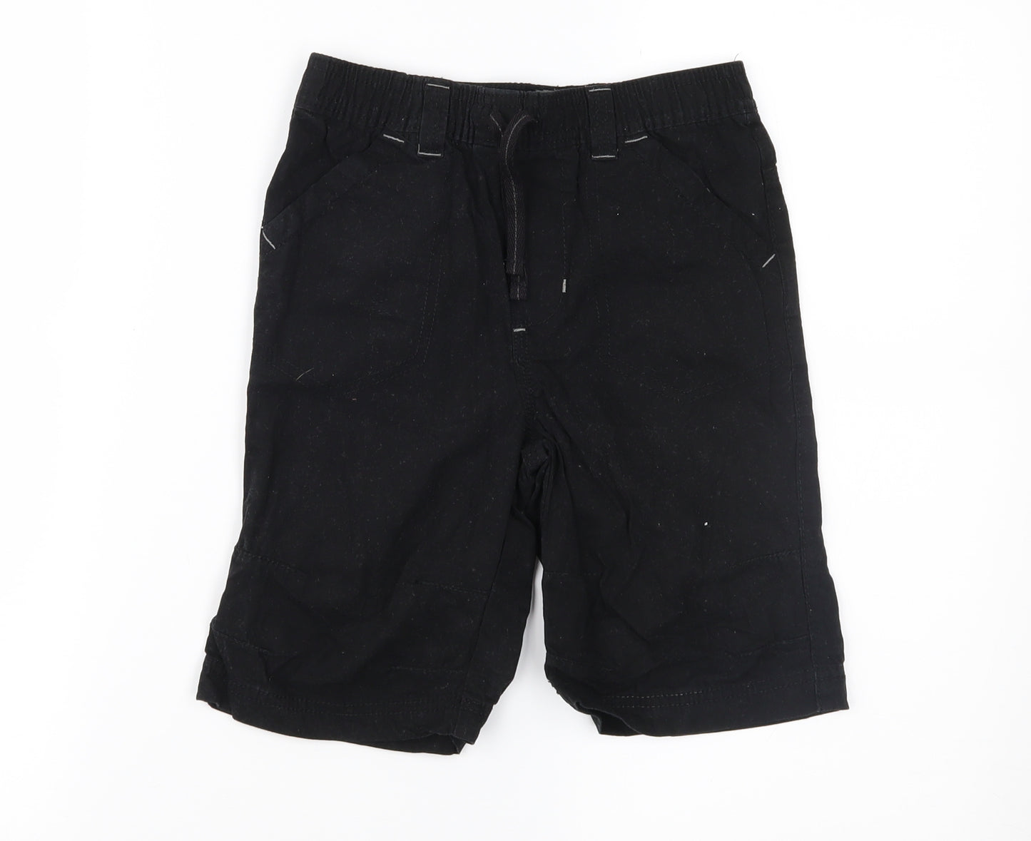 Rebel Boys Black   Cropped Trousers Size 5-6 Years
