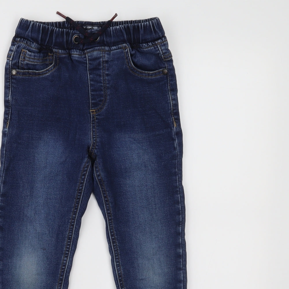 NEXT Girls Black  Denim Skinny Jeans Size 4-5 Years