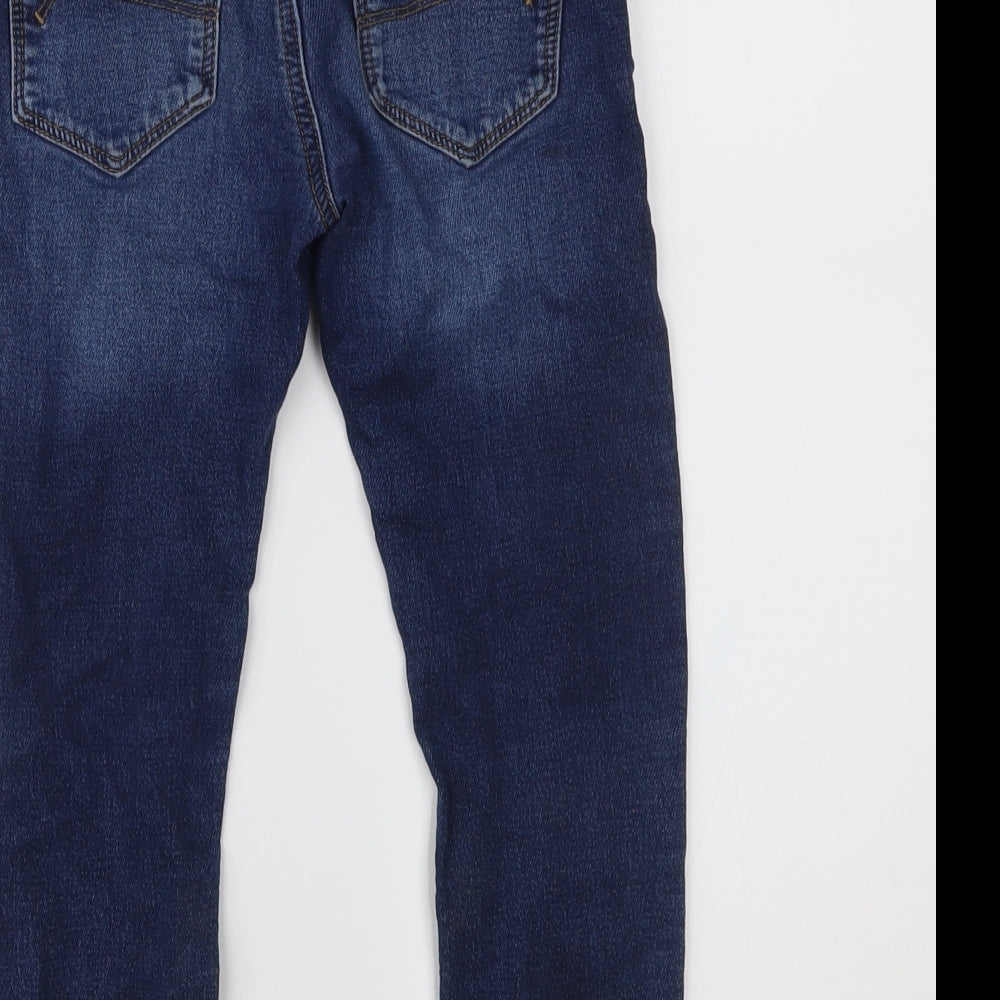 NEXT Girls Black  Denim Skinny Jeans Size 4-5 Years