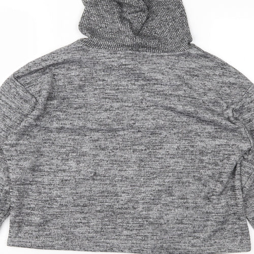 Primark Womens Grey   Pullover Hoodie Size S