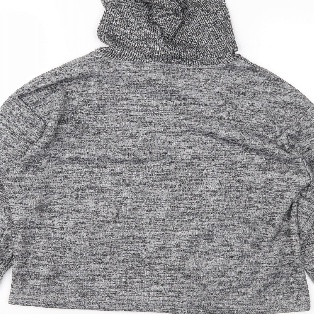 Primark Womens Grey   Pullover Hoodie Size S