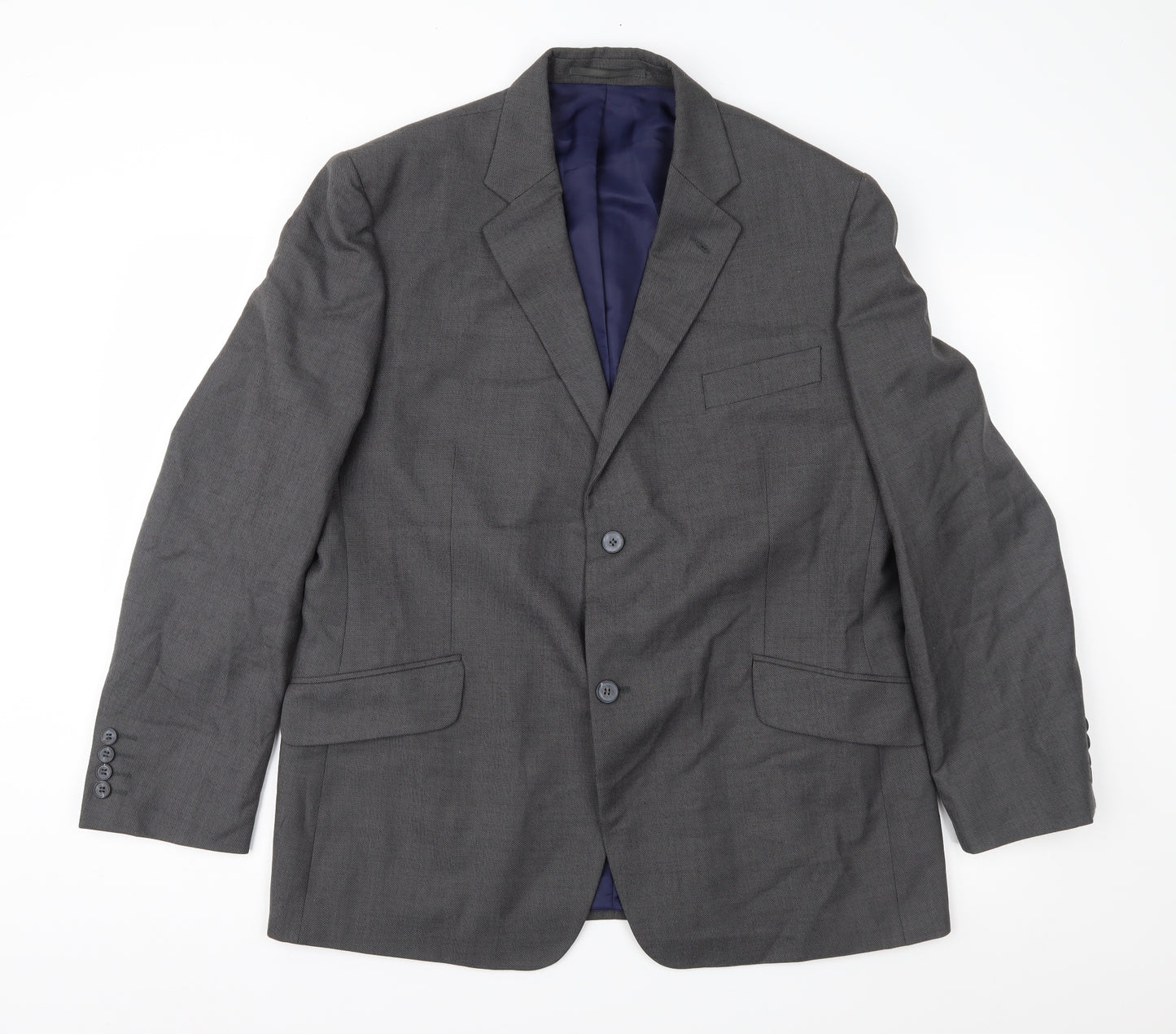 George Mens Grey   Jacket Suit Jacket Size 44