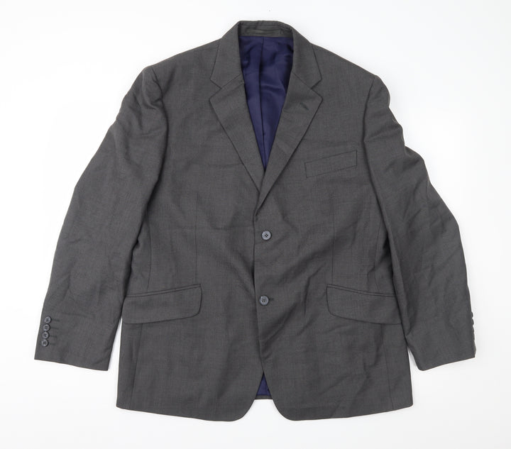 George Mens Grey   Jacket Suit Jacket Size 44