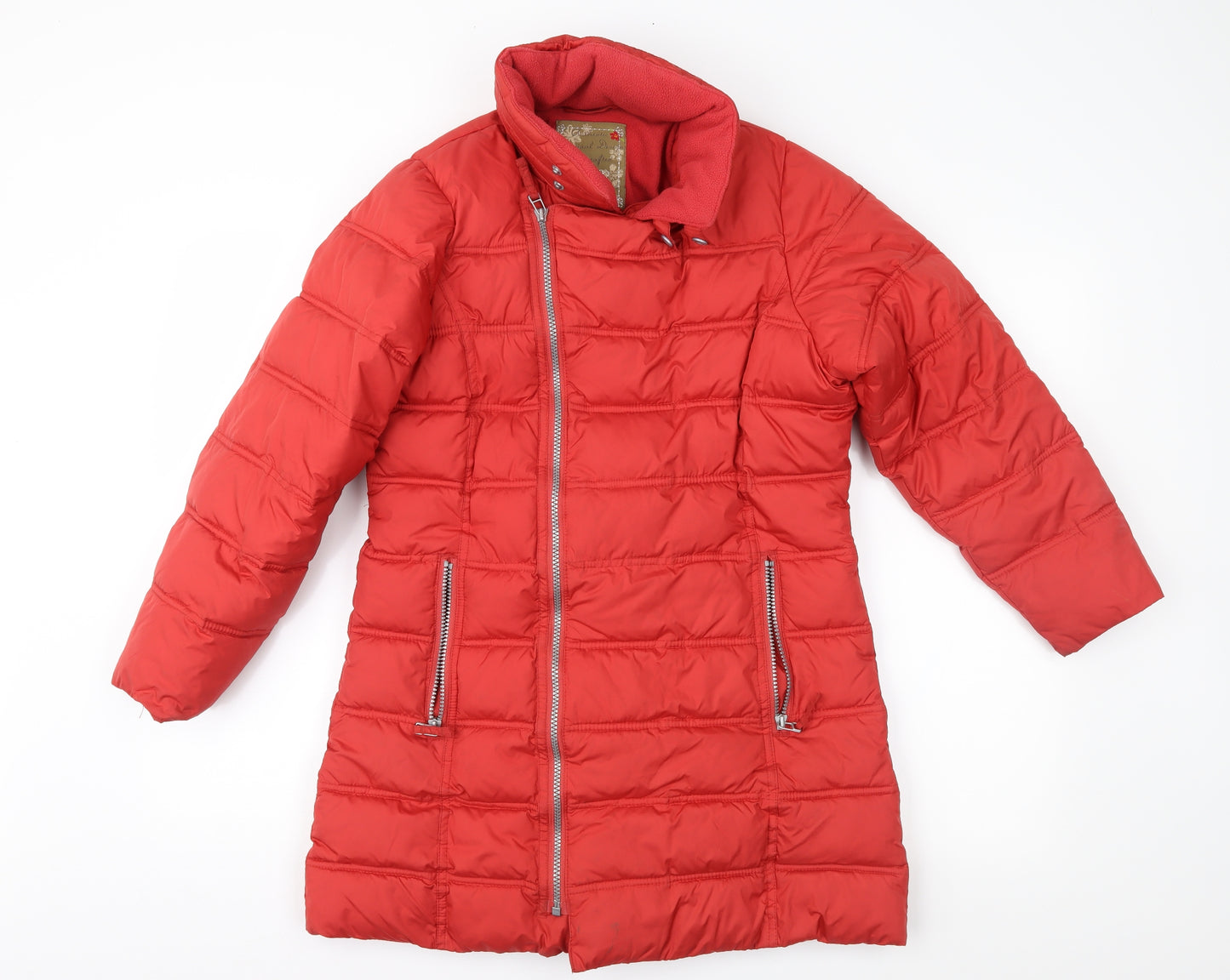 NEXT Girls Red   Puffer Jacket Coat Size 11-12 Years