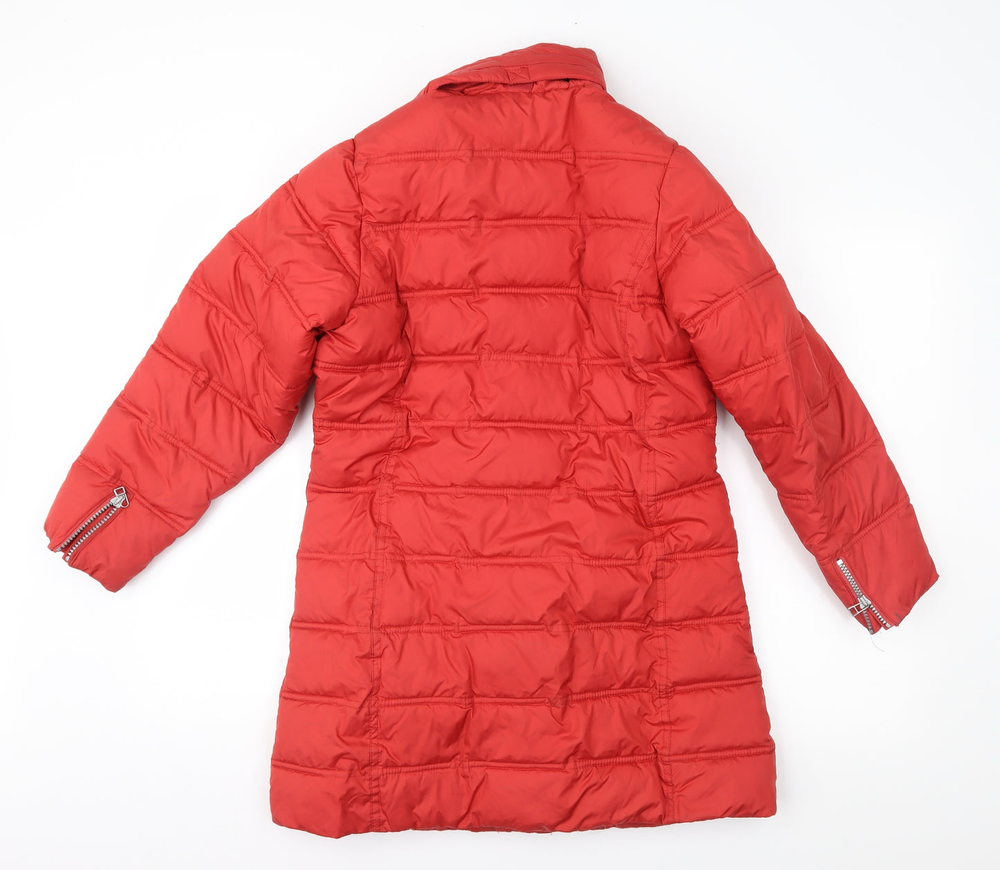 NEXT Girls Red   Puffer Jacket Coat Size 11-12 Years