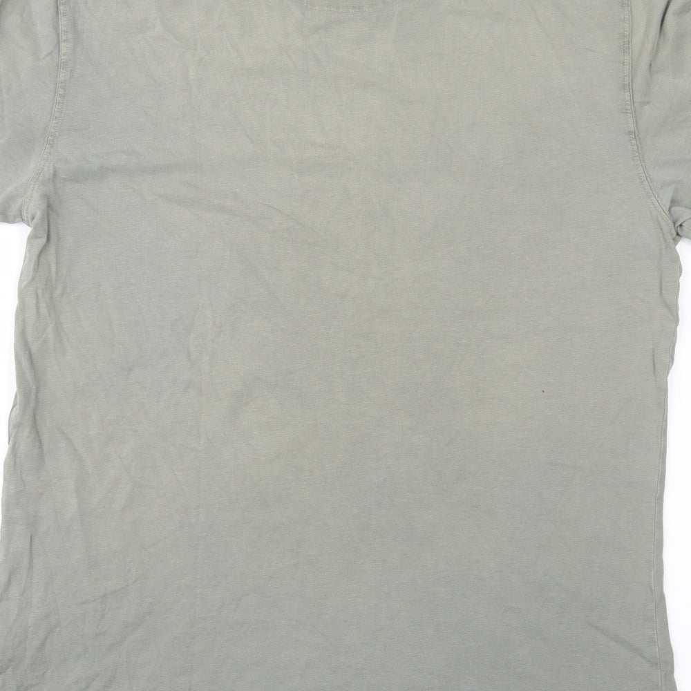 Barbour Mens Green  Jersey  T-Shirt Size L