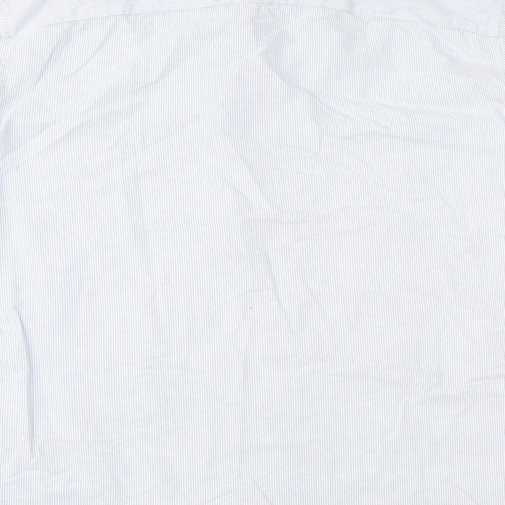 NEXT Mens Blue Striped   Button-Up Size M