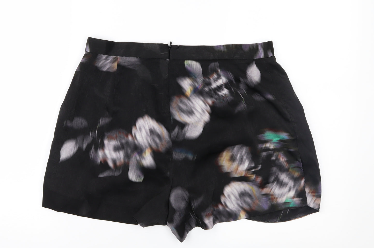 River Island Womens Black Floral  Skort  Size 12