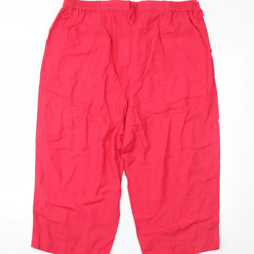 Being Casual Womens Pink   Chino Shorts Size 16