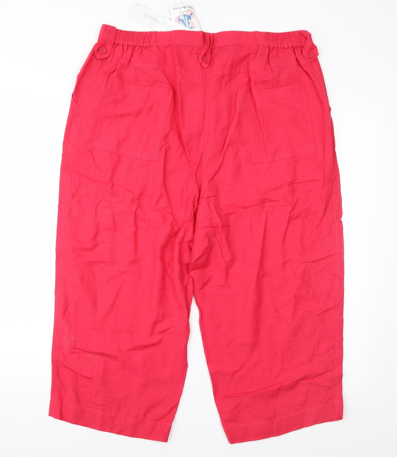 Being Casual Womens Pink   Chino Shorts Size 16