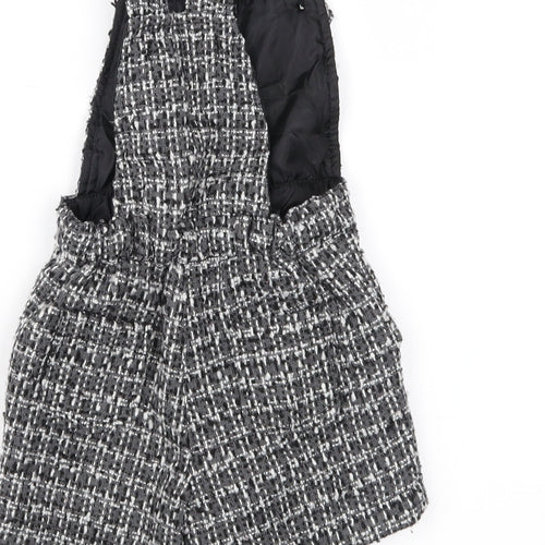 George Girls Grey Check  Shorts One-Piece Size 9-12 Months