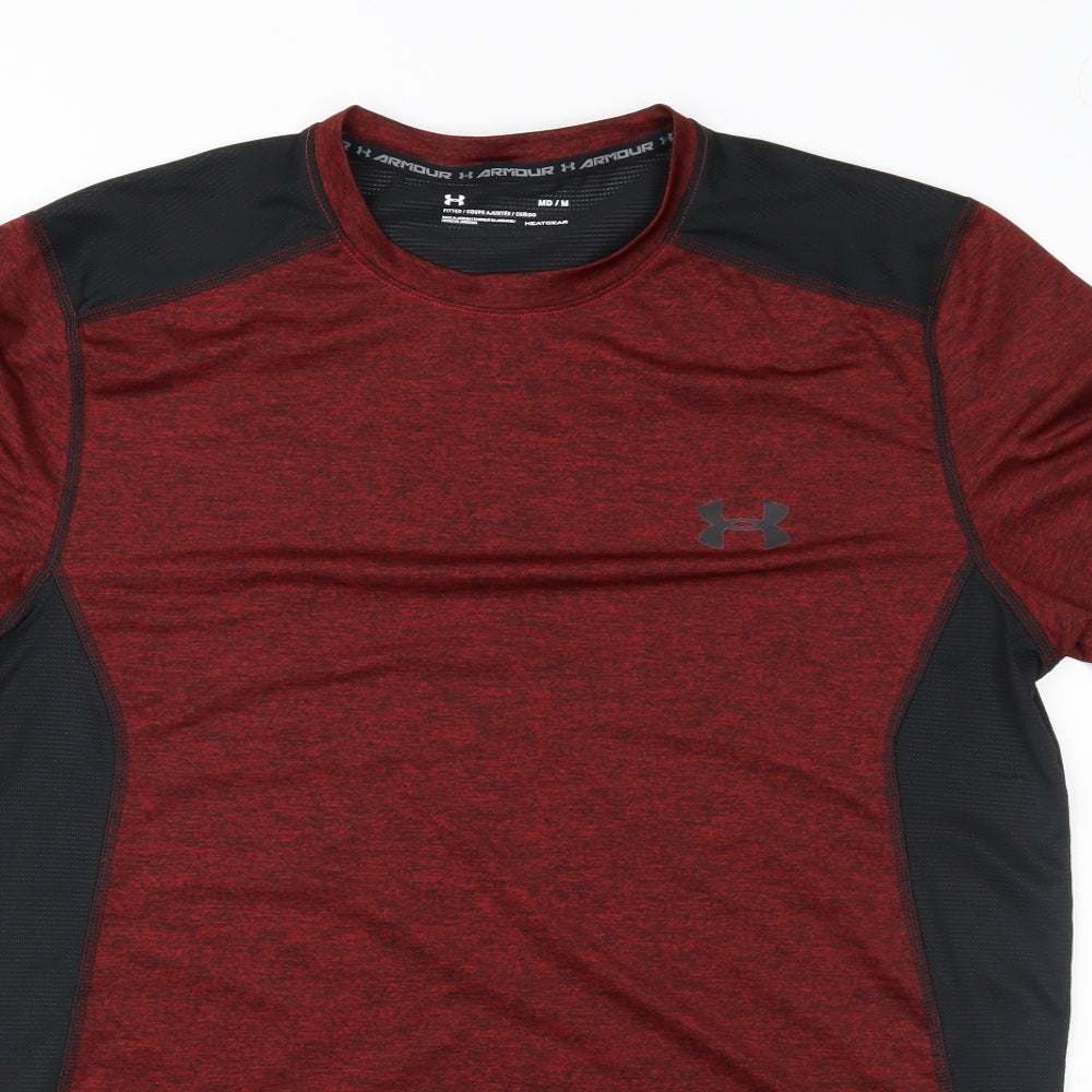 Under armour Mens Red    T-Shirt Size M