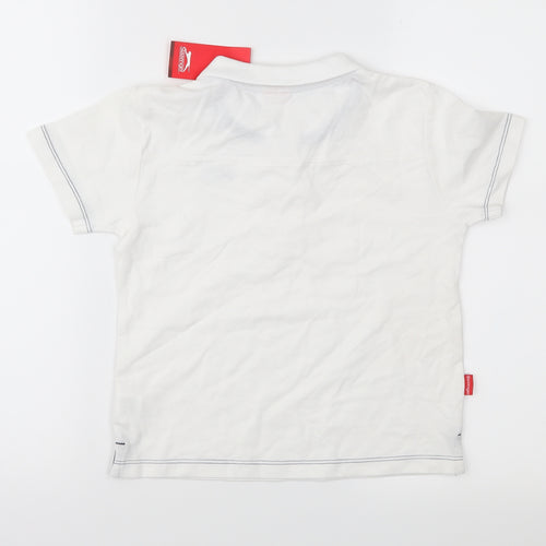 Slazenger Boys White   Basic Polo Size 5-6 Years