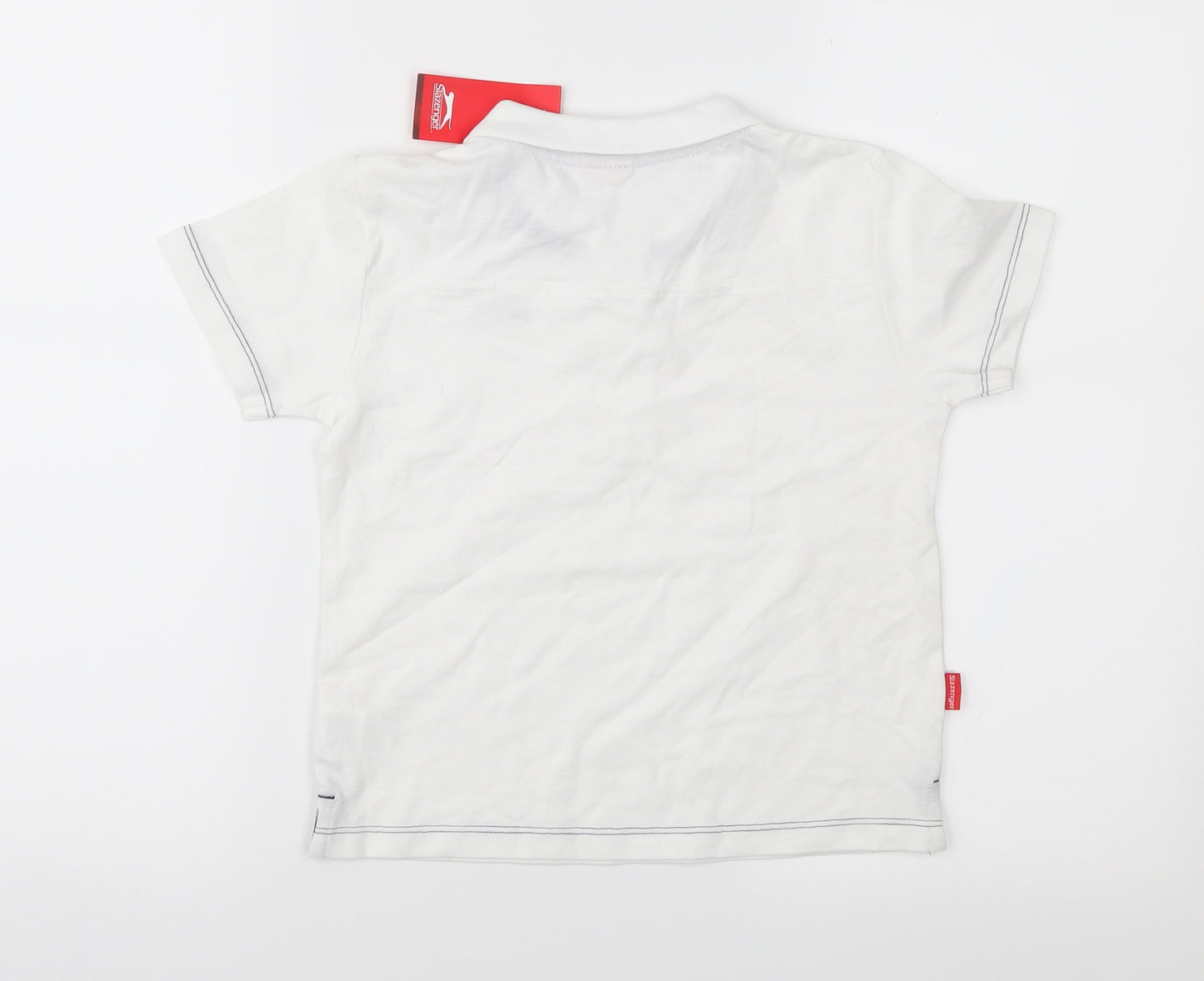 Slazenger Boys White   Basic Polo Size 5-6 Years