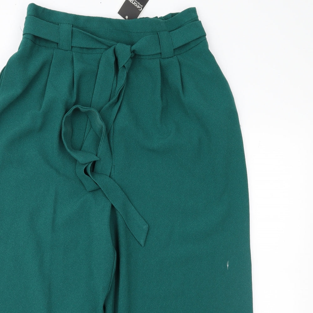 George Womens Green   Cropped Trousers Size 12 L20 in