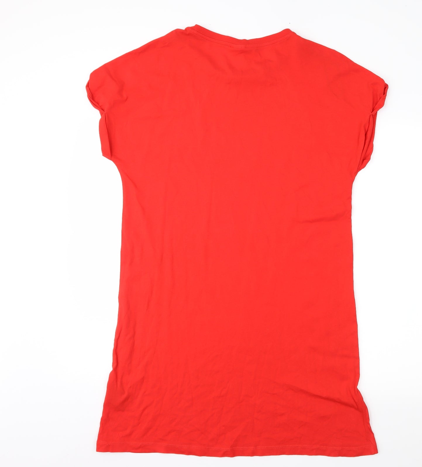 H&M Womens Red   T-Shirt Dress  Size S