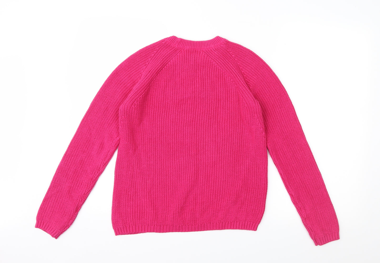 Mango Womens Pink  Knit Pullover Jumper Size S