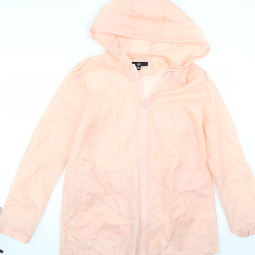 Missguided Womens Orange   Jacket Coat Size 8