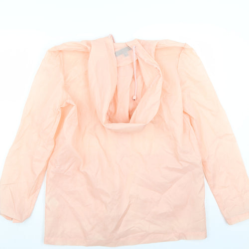 Missguided Womens Orange   Jacket Coat Size 8