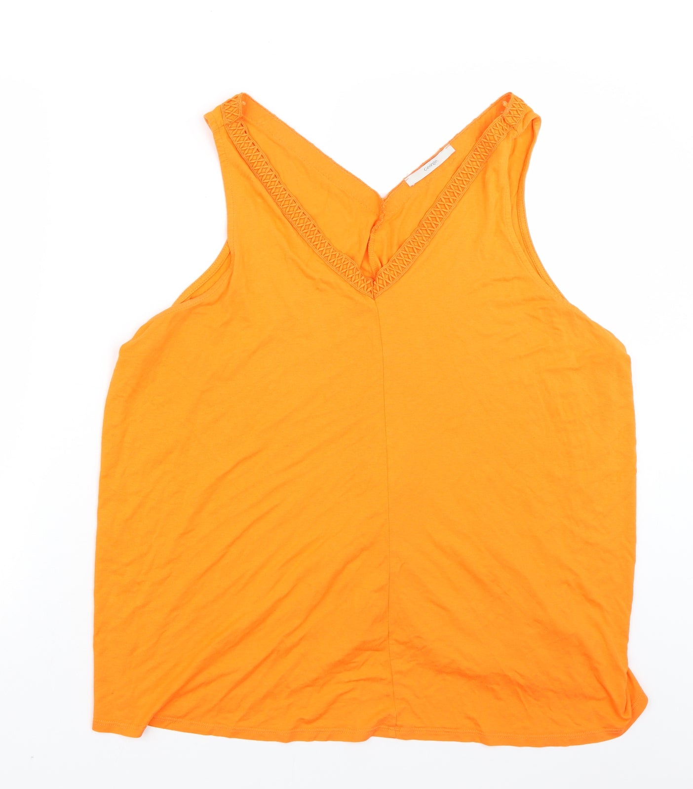 George Womens Orange   Basic Tank Size 22