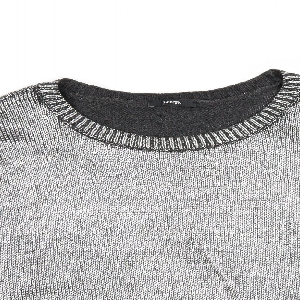 George Womens Silver   Basic T-Shirt Size 16
