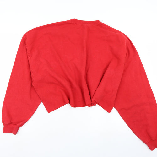 Boohoo Mens Red   Pullover Jumper Size XL