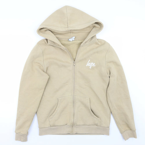 Hype Mens Brown   Jacket Coat Size M