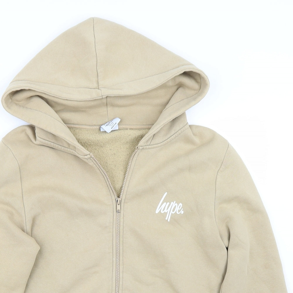 Hype Mens Brown   Jacket Coat Size M