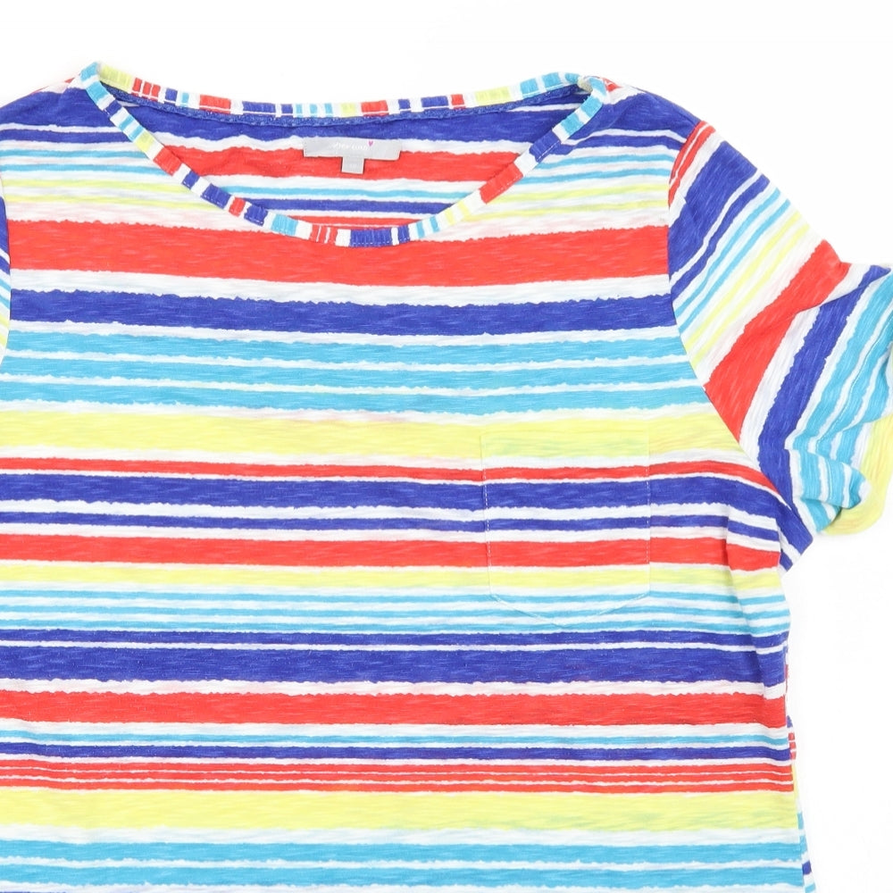 Per Una Womens Multicoloured Striped  Basic T-Shirt Size 18
