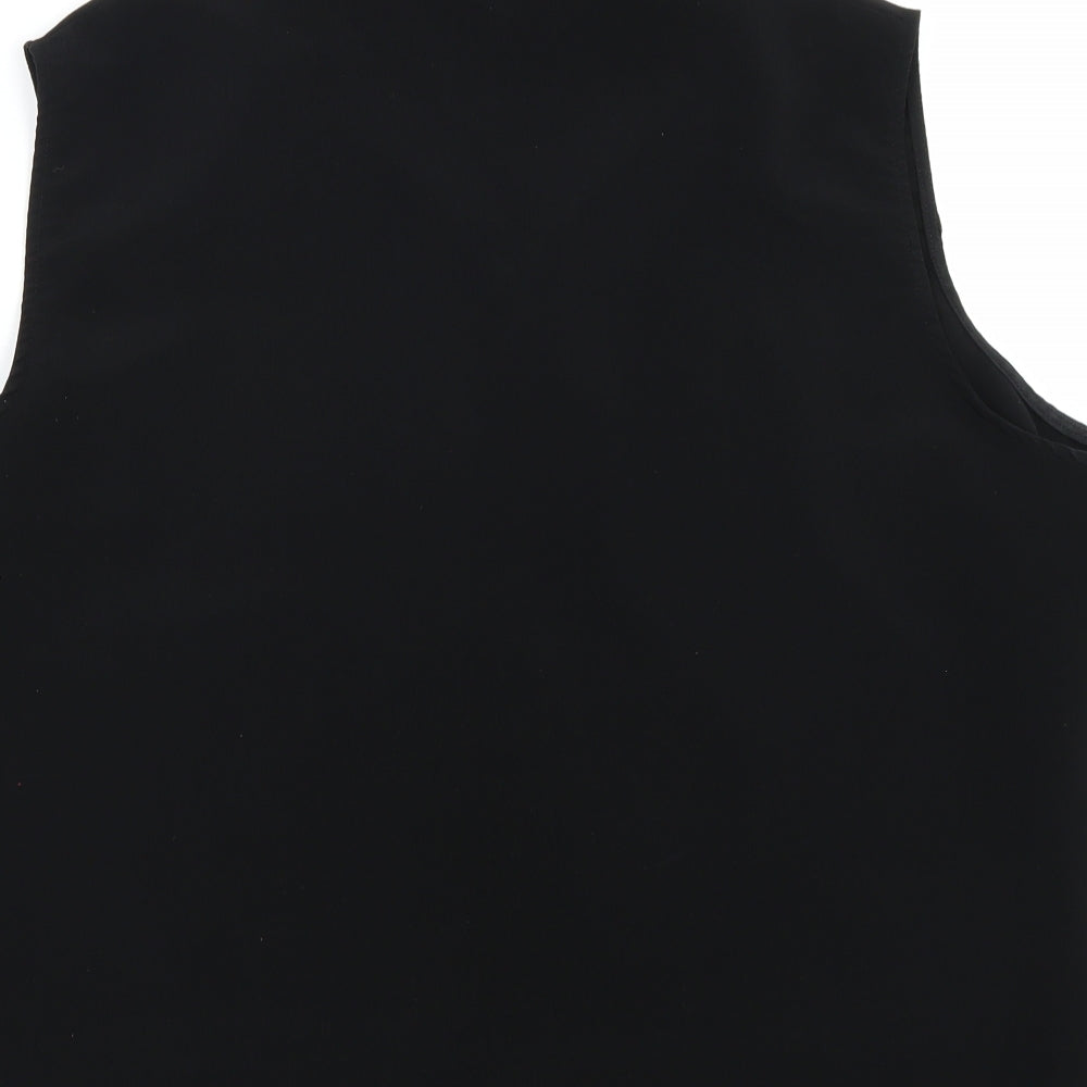 AMARANTO Womens Black   Basic T-Shirt Size 22
