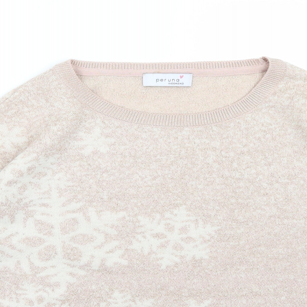 Per Una Womens Pink   Pullover Jumper Size 10