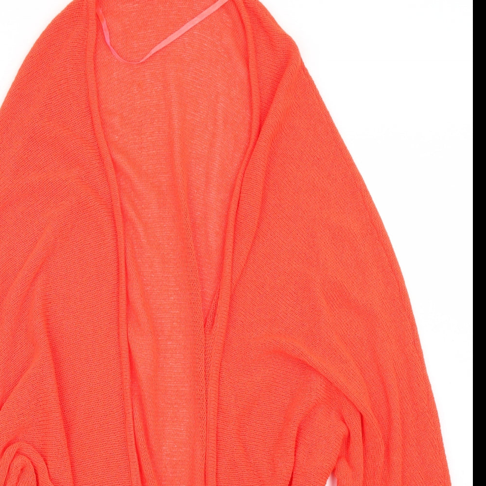 Primark Womens Orange   Cardigan Jumper Size XS