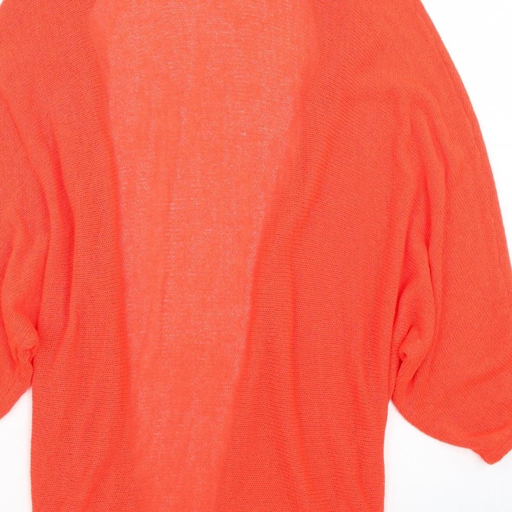 Primark Womens Orange   Cardigan Jumper Size XS