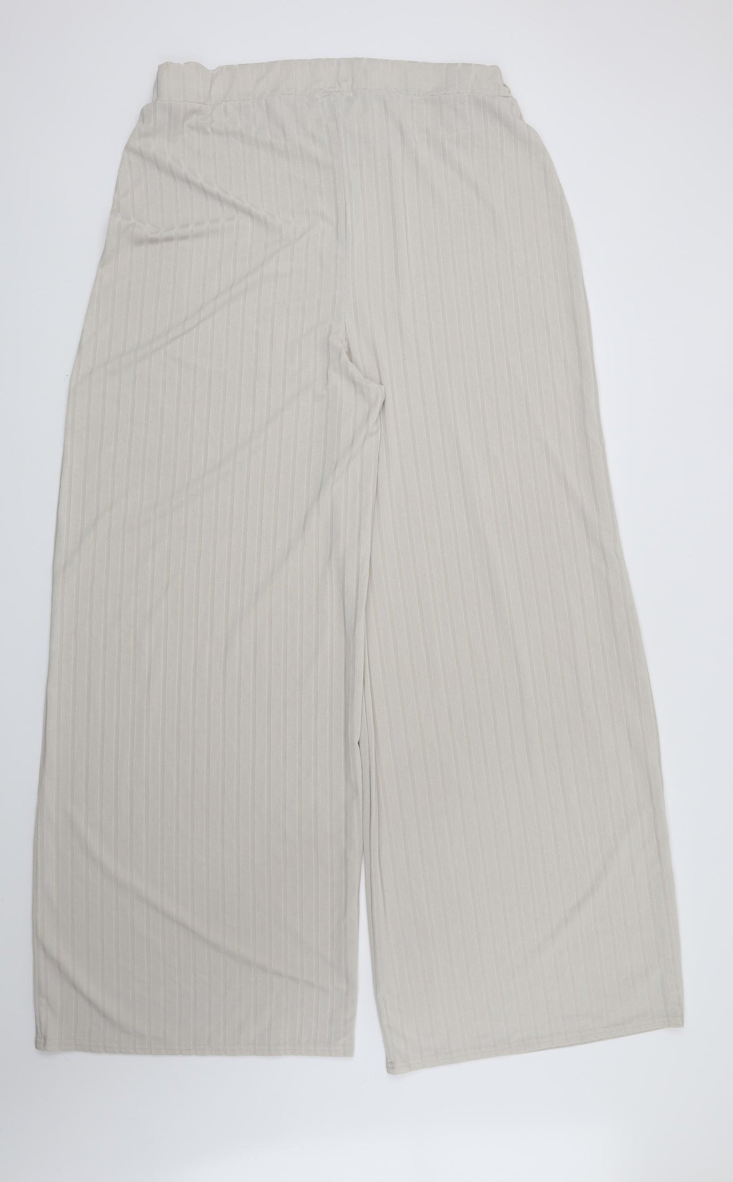 In the Style Womens Beige Striped  Trousers  Size 20 L34 in