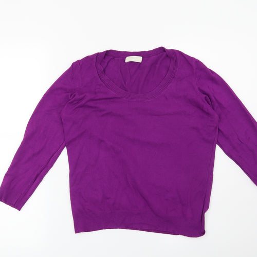 Marks and Spencer Womens Purple   Pullover Jumper Size 14