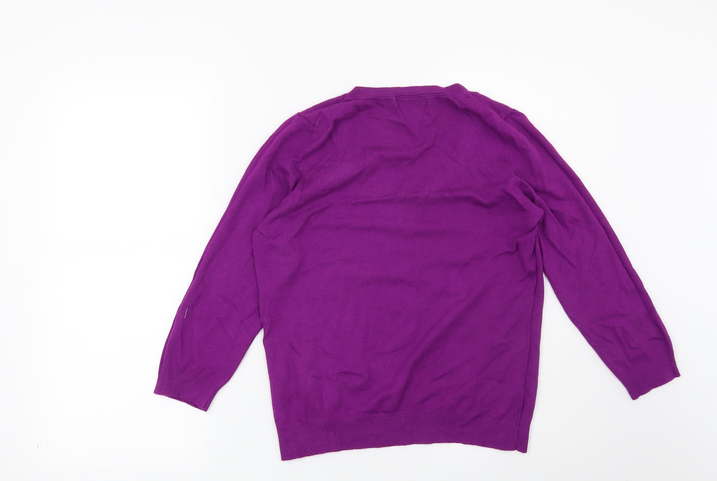 Marks and Spencer Womens Purple   Pullover Jumper Size 14